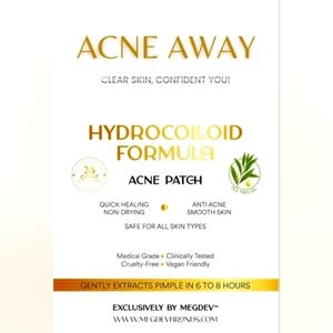 Acne Away Acne Patches Travel Size Pouch! 36 patches! For all skin types!